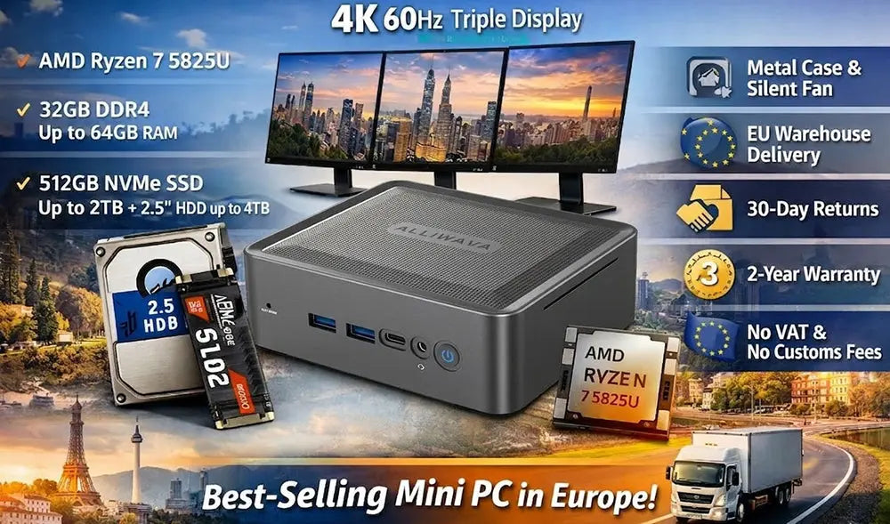 ALLIWAVA U58 Mini PC – Ultimate Compact Powerhouse for Europe