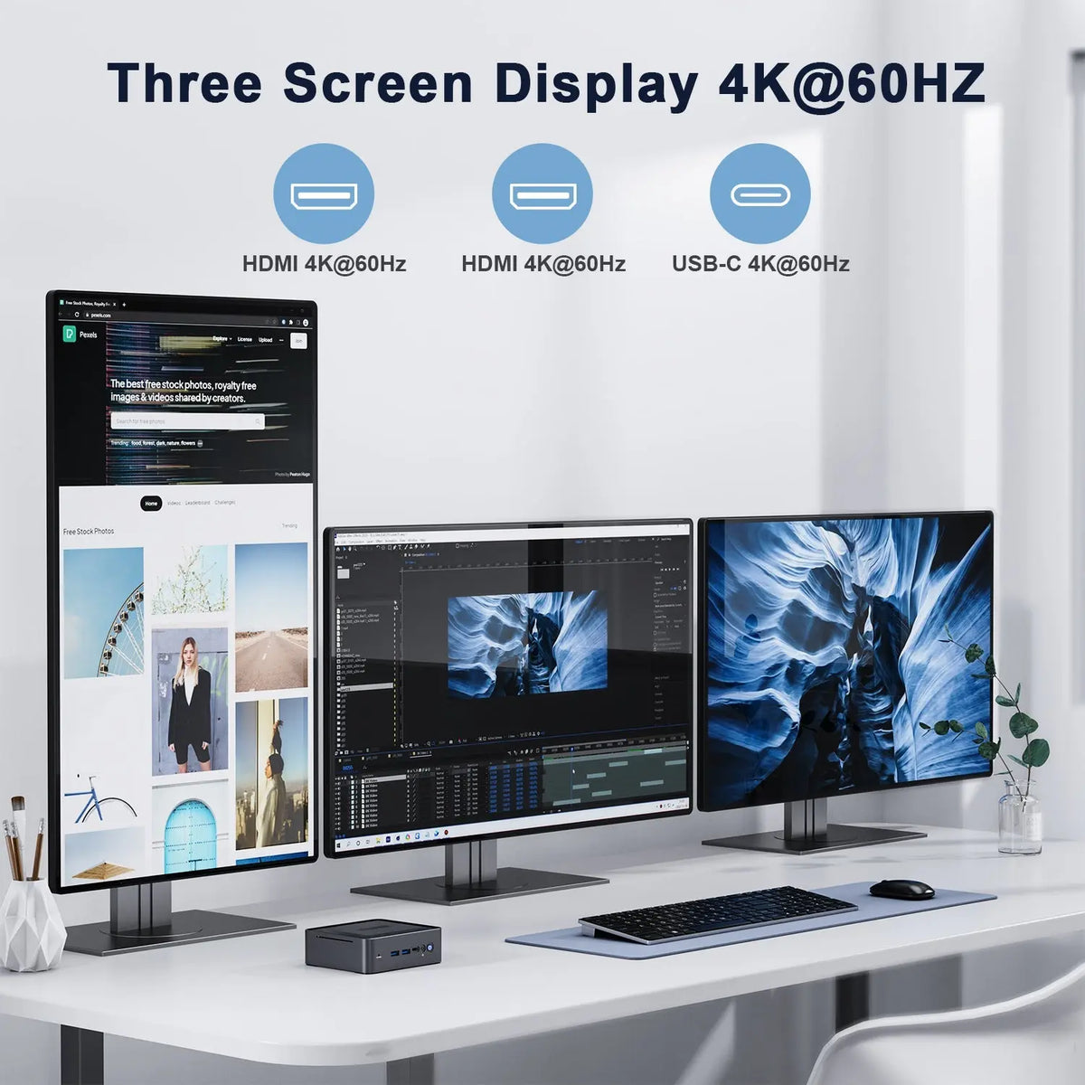 U58 U58 Mini-PC – AMD Ryzen 7, Multi-Display & Hohe Leistung | Alliwava ...